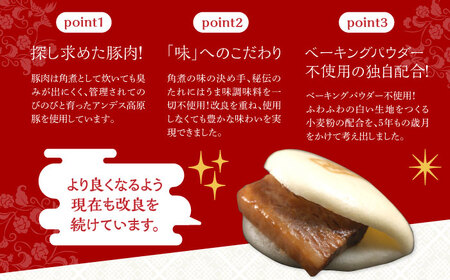 7日発送）【化粧箱】大とろ角煮まんじゅう10個[EAB013] 岩崎本舗 角煮