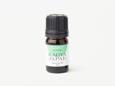 75-2 KAGYA JAPAN　エッセンシャルオイル5ml　【SUGI】【HINOKI】【YUZU】3本セット＆KAGYAオリジナル ヒノキのディフューザー