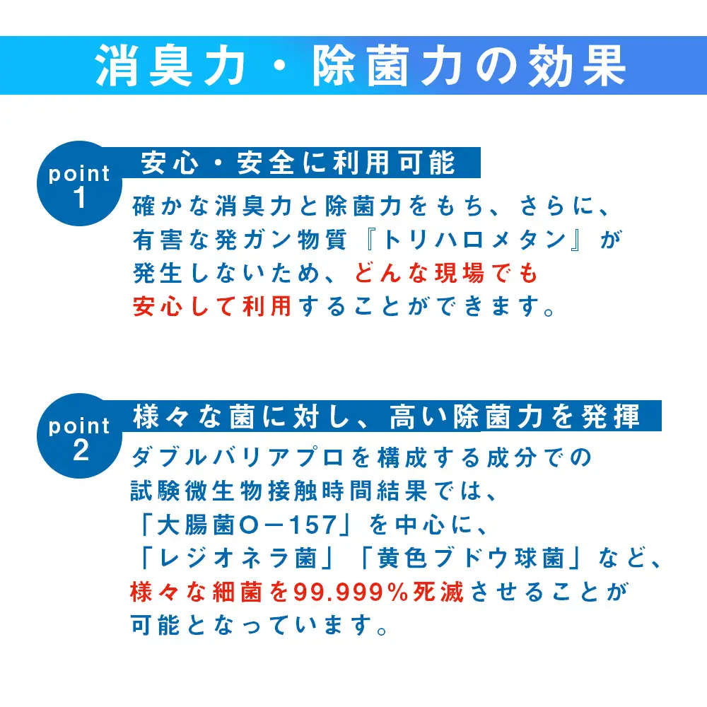 【驚異の消臭力と除菌力】ダブルバリアプロ(2L)