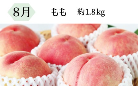 【全3回定期便】暑い季節にお届け！果物定期便　バレンシアオレンジ・桃・柿　旬のフルーツをお届け♪ / オレンジ みかん 柿 モモ フルーツ 果物定期便 フルーツ定期便 おすすめ 人気フルーツ 和歌山【tkb142】