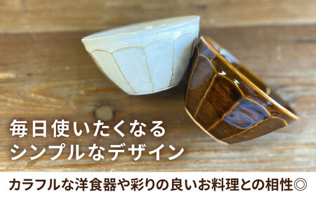 中鉢 面取り（丸）  糸島市 / 工房わらし（宮元 美希）【いとしまごころ】 [ATZ008]