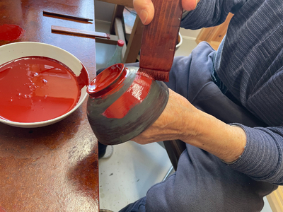 川連漆器 皆朱鉄鉢椀 漆器 漆器 【(株)佐藤商事】[B1-5503]