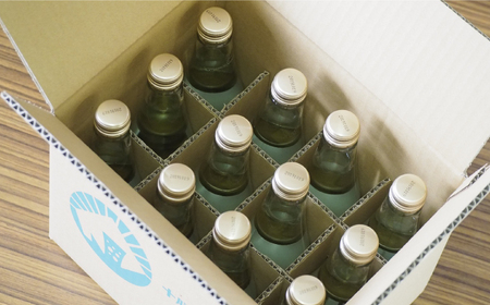 十勝地サイダー「足寄オンネトーブルー」240ml×12本《足寄町》【北十勝ファーム】炭酸[BEAI008]