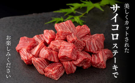 【最高級ランクの佐賀牛をひと口サイズで食べやすく！】佐賀牛 サイコロヒレステーキ 360g 期間限定返礼品【有田まちづくり公社】黒毛和牛 国産 和牛 牛肉 ヒレ サイコロステーキ 希少部位 18000円 N18-19