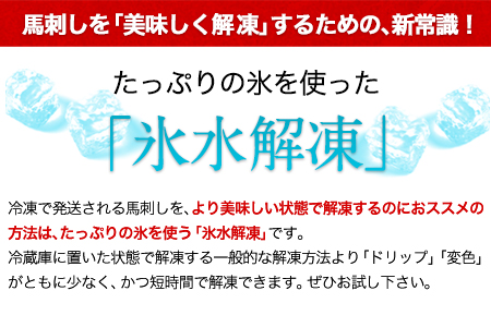 馬レバ刺し ブロック レバー  たれ付き(10ml×2袋) 50g×4パック 《10月上旬-12月末頃出荷》 