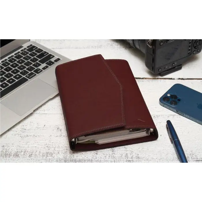 【職人手作り】コンパクトで機能的　ダブルリングバインダー　バイブル　システム手帳　日本製　BIBLE