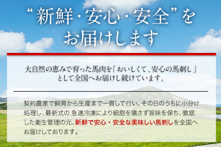 馬刺し 国産上赤身馬刺し 400g《30日以内に出荷予定(土日祝除く)》阿蘇牧場
