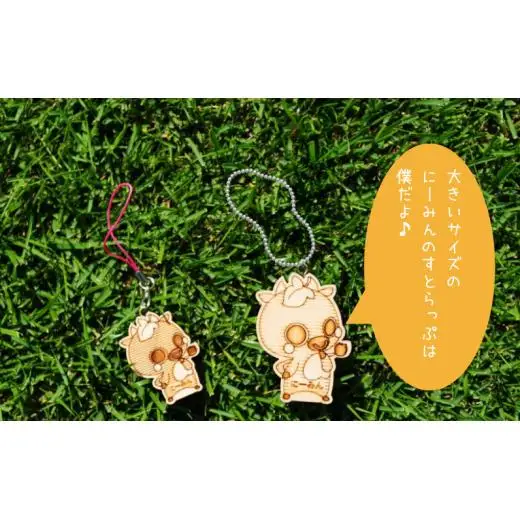 にいみのひのき お風呂の積み木（海の動物6個）とにーみんのすとらっぷ（大きいサイズ2個）