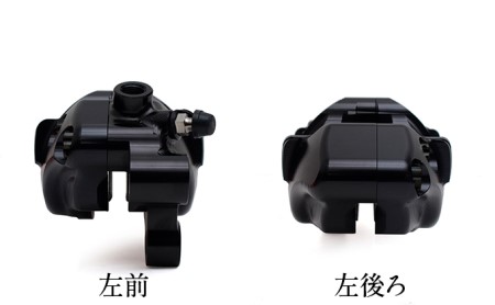 GALE SPEED エラボレート・フロント4Pキャリバー(アキシャル40mm) 左/SCMボルト仕様 ブラック バイク オートバイ パーツ 左キャリパー 