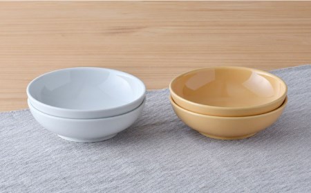 【波佐見焼】シャロウ ボウル 2色 ペアセット 食器 皿 【舘山堂】 [RC32] 波佐見焼
