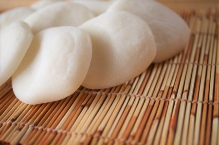きねつきもち30個(6個入×5パック) 豆餅12切(6切×2パック) 黒糖かりんとうまんじゅう1箱(8個入)