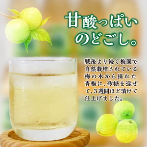 梅ジュース 180ml×8本 無添加 自然栽培 八米梅園 国産 保存料不使用 梅果汁入り 飲料 梅ドリンク 美味しい 瓶 夏ギフト 贈り物 お取り寄せ 山梨県産 上野原市 送料無料
