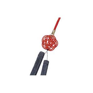 癒しの音色 ご縁チャーム 水引付 2個セット(赤・紫)