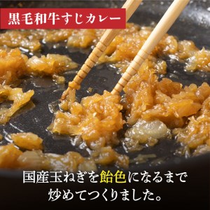 【全12回定期便】 黒毛和牛 牛すじカレー ＆ 牛タンシチュー 毎月3食 長与町/炭火焼肉あおい   [EBW009]  黒毛和牛 カレー かれー レトルト 牛タン 牛たん シチュー しちゅー 簡単 常温 定期便 定期 ていきびん