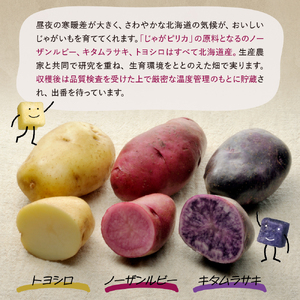 北海道 土産 カルビー じゃがピリカ 10袋 入り× 2箱 セット 送料無料 定番  小分け 手みやげ ギフト ポテト ファーム ジャガイモ トヨシロ インカのめざめ キタムラサキ 十勝 芽室町me003-045c