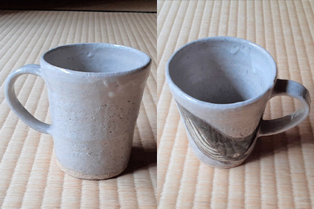 唐津焼 絵唐津鯨紋マグカップ コーヒーカップ コップ くじら クジラ 可愛い おしゃれ ギフト
