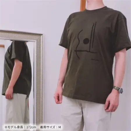 ギターストラップ専門店708worksオリジナルTシャツ/ヘビーオンス【カーキ:Mサイズ】【1329757】
