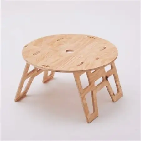 THE BARA +BARA Roundテーブル カラー:ナチュラル_雑貨・日用品 アウトドア用品 スポーツ・アウトドア用品 _【1325662】
