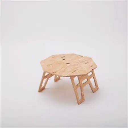 THE BARA +BARA Octagonテーブル カラー:ナチュラル_雑貨・日用品 アウトドア用品 スポーツ・アウトドア用品 _【1325713】