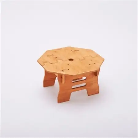 THE BARA +BARA Octagonテーブルセット カラー:メープル_雑貨・日用品 アウトドア用品 スポーツ・アウトドア用品 _【1325746】