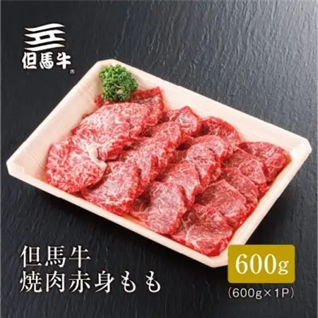 【但馬牛】焼肉 赤身もも600g【配送不可地域：離島】【1313159】