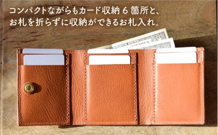 三つ折り コンパクト 財布 糸島市 / LADIES&GENTLEMEN 鞄 レザー