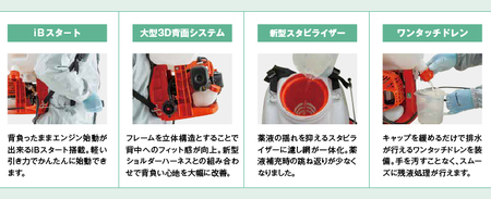 やまびこ 共立 背負式 動力噴霧機 SHRE20DX 燃料同梱 ／ 噴霧機 噴霧器