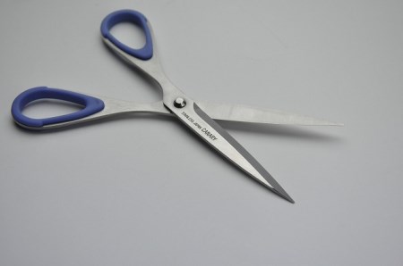 左利き用事務用ハサミ （ESR-175L） ～工作 文具 左手用はさみ 切れ味 文房具 ハンドル 取り外し シンプル 剣先 リサイクル オールステンレス 食品工場で多く使用実績あり 関市 岐阜県 長谷川刃物 CANARY メーカー直送～