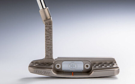 ゴルフ 鉄師田部家謹製ゴルフパターTESSEN（トゥ・ヒール型／シルバー）[AIAV002] 