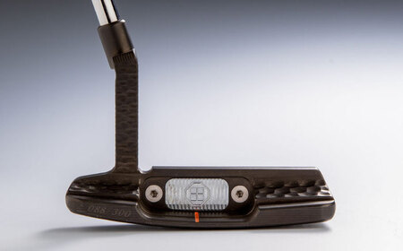 ゴルフ 鉄師田部家謹製ゴルフパターTESSEN（トゥ・ヒール型／ブラック） [AIAV004] 