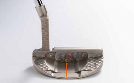 ゴルフ 鉄師田部家謹製ゴルフパターTESSEN（マレット型／シルバー）[AIAV005] 