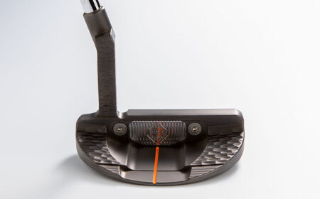 ゴルフ 鉄師田部家謹製ゴルフパターTESSEN（マレット型／ブラック）[AIAV007] 