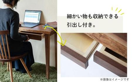 コンソールデスク (W950) デスク つくえ 机 無垢 シンプル モダン 天然木 引出し 収納 パソコンデスク 家具 ブラックウォルナット ブラックウォールナット リモートワーク ヒダコレ家具 GF033　