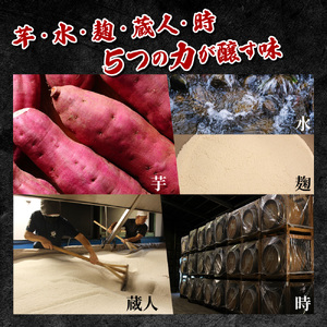 串間市の蔵元がお届けする本格芋焼酎2種類が楽しめる5本セット(ひむか寿　赤芋仕込み900ml(20度)×2本　ひむか黄金(芋)900ml(20度)×3本)_K020-004