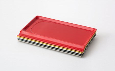 【波佐見焼】【お箸が置ける！】重宝皿 ロングカラー プレート 5枚セット 食器 皿 【アイユー】 [UA29]  波佐見焼