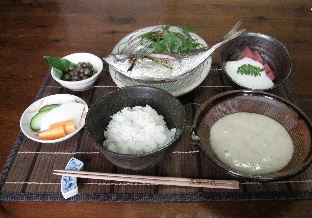 福岡市で作った「自然薯麦とろセット」4人前箱入セット | 福岡県 福岡市 福岡 九州 返礼品 納税 お取り寄せグルメ 取り寄せ グルメ 食品 お取り寄せ 自然薯 とろろ 麦ごはん 麦ご飯 食べ物 食料品 ご当地グルメ ご当地 おいしい 美味しい