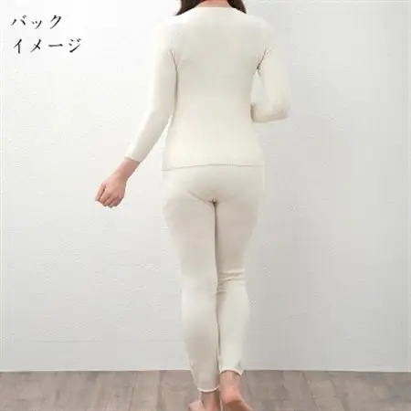 日本製 シルク ニット インナー 無縫製 タグフリー お肌よろこぶシリーズ 白 (885-7411)_装飾品・工芸品  服飾小物 _【1256135】