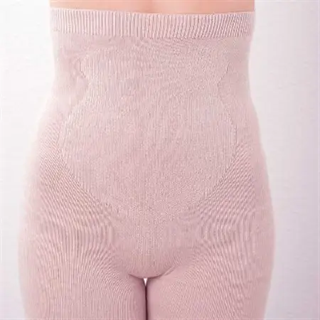 日本製 シルク 腹巻パンツ 5-7分丈 無縫製 天然繊維 タグフリー ピンク (633-7401)_装飾品・工芸品  服飾小物 _【1256244】