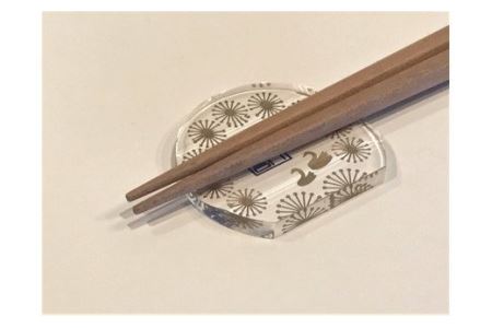 箸置き 丸タイプ 2個セット / 信州諏訪ガラスの里 目黒工芸社 工芸品 SUWAプレミアム 信州 長野県 諏訪市 諏訪 [11-69]