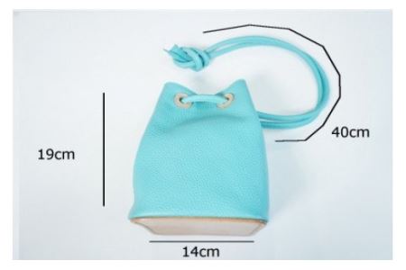 革靴の製法で作る巾着バック(バック底：四角、カラー：レッド)_0008-001-T03-3-5