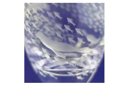 浅草切子 aquatic「Sea Lion Fish 冷酒杯」_0012-007-T03