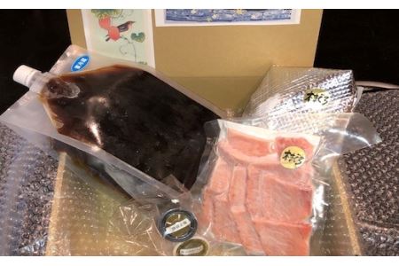 【浅草一文】極上江戸ねぎま鍋（日本近海本鮪）2人前_0088-003-T03