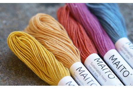 草木染め 刺し子糸5本セット_0089-004-T03