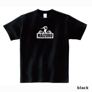 MAIZURU CRANE(鶴)Tシャツ ： ご当地シャツ 鶴シャツ 半袖シャツ ヘビーウェイトシャツ