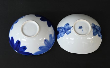 【波佐見焼】絵変り 楕円取鉢 小鉢 5点セット 食器 皿 【協立陶器】 [TC106] 波佐見焼