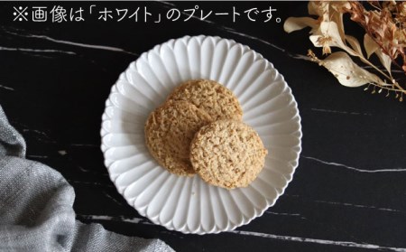 【波佐見焼】マリーゴールド プレート M  ライトグレー 2枚セット ケーキ皿 取り皿 食器 皿 【翔芳窯】 [FE110]  波佐見焼