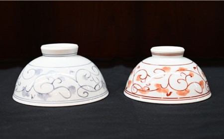 【波佐見焼】赤絵唐草 茶碗・コップ 4点セット 食器 皿 【協立陶器】 [TC97] 波佐見焼