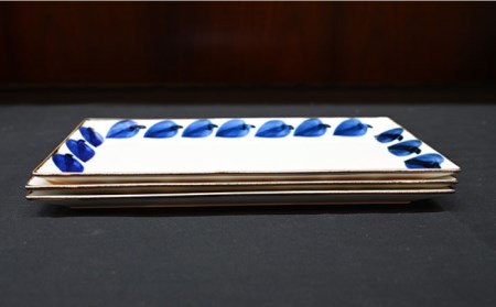 【波佐見焼】Antique Style 長皿 3枚セット 角皿 プレート 食器 皿 【協立陶器】 [TC83] 波佐見焼