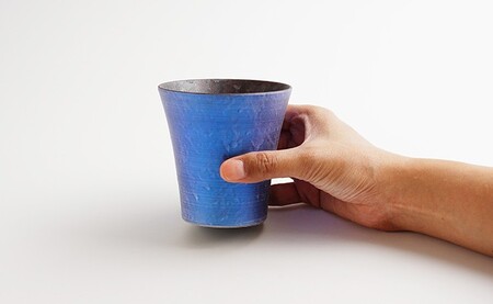 有田焼 麟 Lin ペアロックカップ【金照堂】食器 酒器 カップ ロックカップ タンブラー 2色 セット ブルー グリーン おしゃれ 上品 華やか A35-377