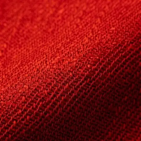 【手織りマフラー】レッド 手紡ぎシルク真綿 kuskafabric 丹後の絹織物【高島屋選定品】_装飾品・工芸品 マフラー・手袋 服飾小物 _【1341685】